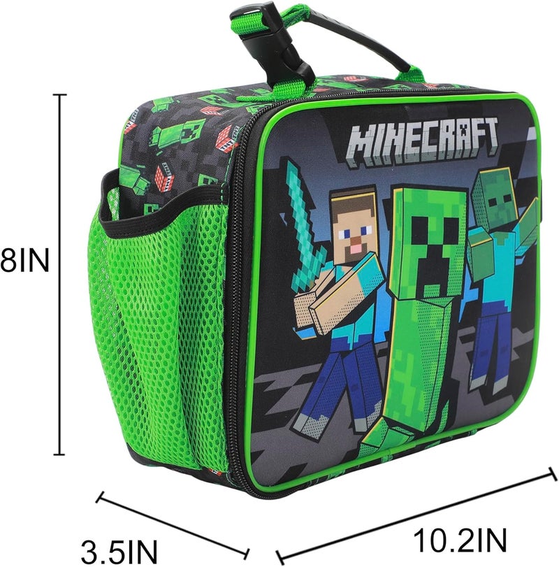 Bio World Minecraft Creepers and Block Characters Insulated Lunch Kit - Image 2